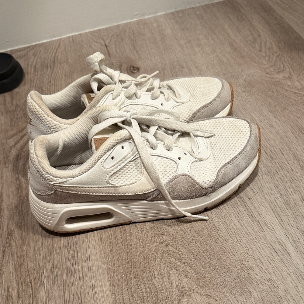 Women's White and Gray Sneakers